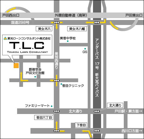 本社案内図