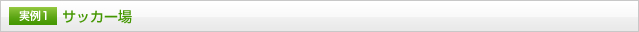 [実例1]サッカー場